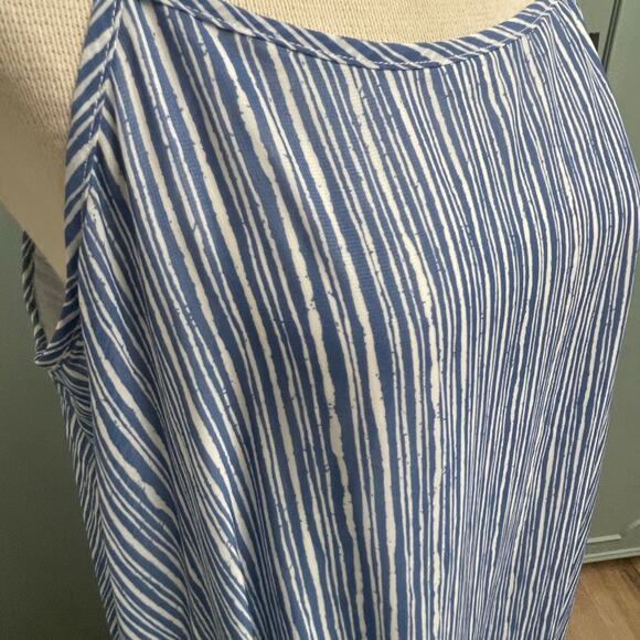 Mudpie NEW Striped Maxi Adora Tank Style Dress Size Medium Casual Flowy Coastal - Picture 2 of 5